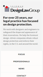 Mobile Screenshot of designlawgroup.com